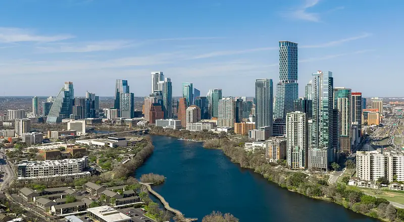 The skyline of Austin, Texas