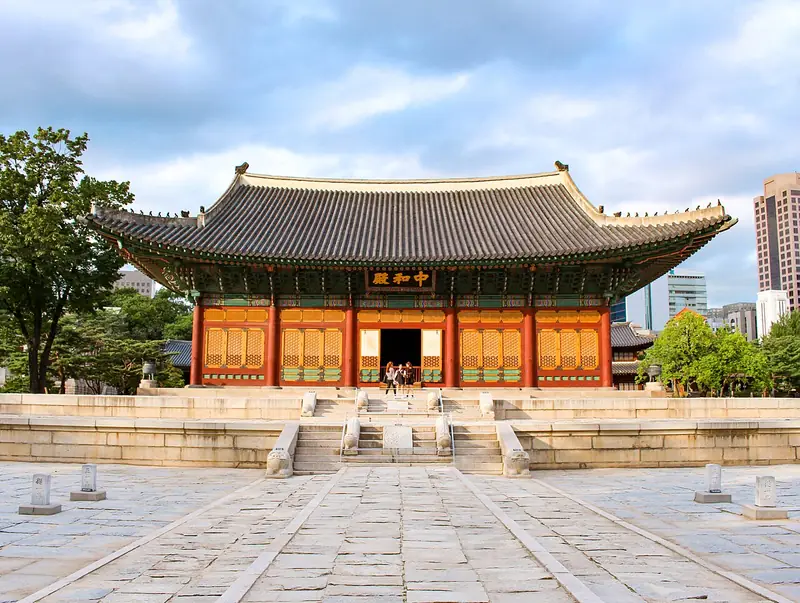 Junghwajeon Hall at Deoksugung Palace in Seoul, South Korea